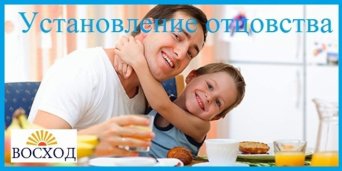 Установление факта принятия отцовства в суде Судебное установление отцовства